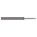 Micro 100 End Mill, 3 Flute, Square, 0.0150" (1/64) Cutter dia, Overall Length: 1-1/2" MEF-015-100-3